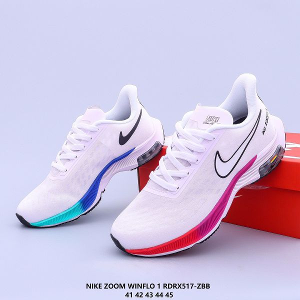 Nike Air Zoom WINFLO 1 2021新款 輕盈透氣男款運動跑步鞋