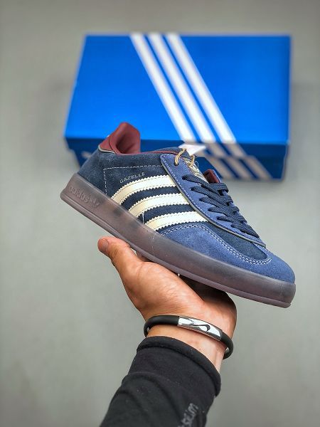 Adidas Originals Gazelle INdoor 2024最新情侶款三葉草休閒防滑耐磨低幫板鞋