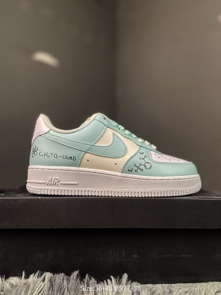 Nike Air Force 1 2023新款 化學公式二次元主題男女生休閒運動板鞋