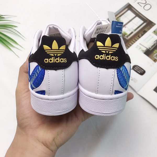 The Farm Company x adidas Superstar 2021新款 聯名款刺繡男女生休閒板鞋