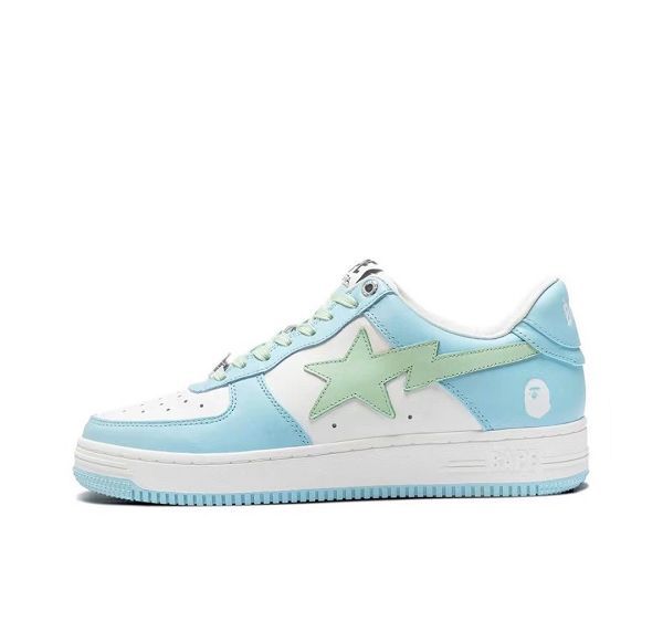 A Bathing Ape 2022新款 安逸猿BAPE Sta Low 閃星系列復古運動板鞋