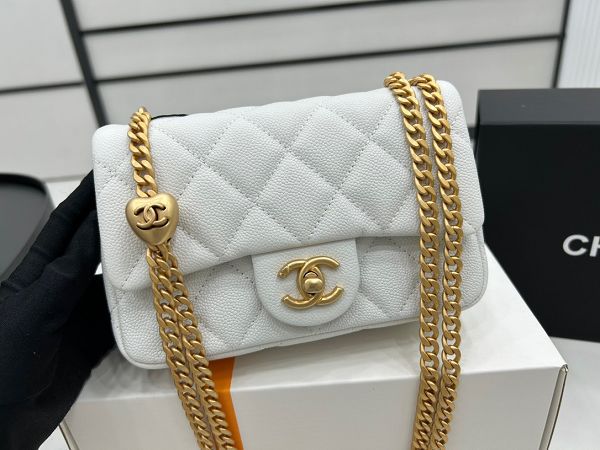 chanel包包 香奈兒2023新款手提包 DSAS3828金球愛心款單肩斜挎包