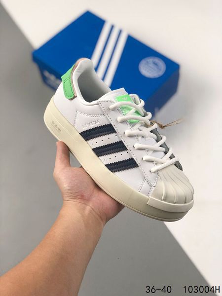 Adidas Superstar 2023新款 三葉草貝殼頭女款運動板鞋