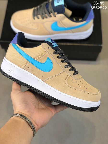 Nike Air Force 1 07 2020新款 串標空軍一號低幫情侶款休閒運動板鞋