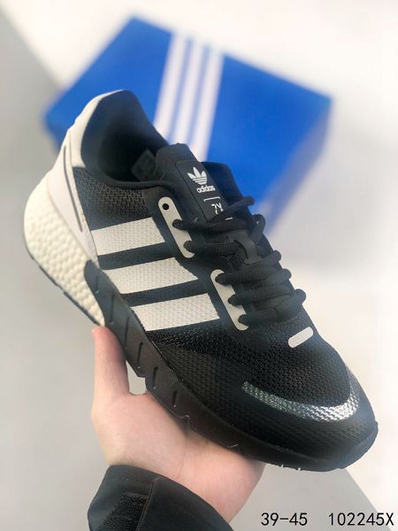 Adidas ZX 1k Boost 2023新款 復古爆米花男款跑鞋