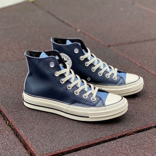 Converse Chuck 70s 荔枝紋皮面撞色 情侶款休閒鞋