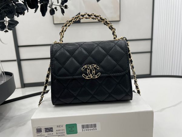 chanel包包 香奈兒2023新款手提包 DSAP3237牛皮單肩斜挎包