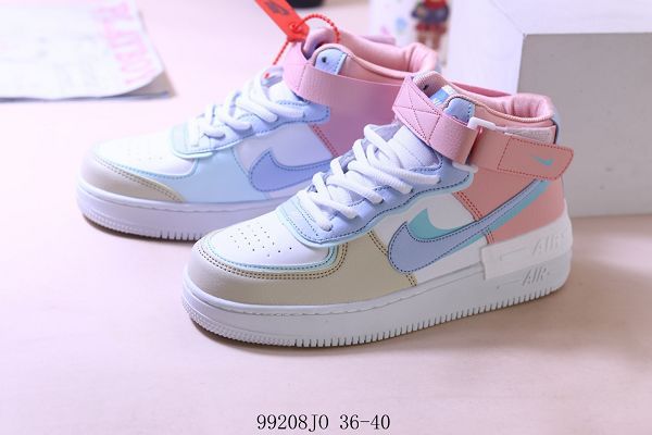 Nike Air Force 1 Low SHADOW 2020新款 馬卡龍女生高幫休閒板鞋