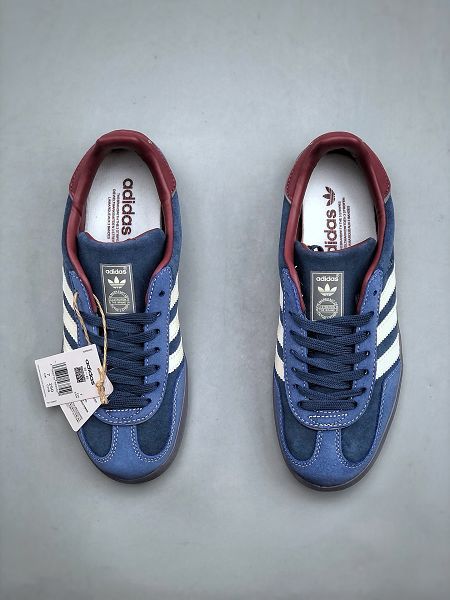 Adidas Originals Gazelle INdoor 2024最新情侶款三葉草休閒防滑耐磨低幫板鞋