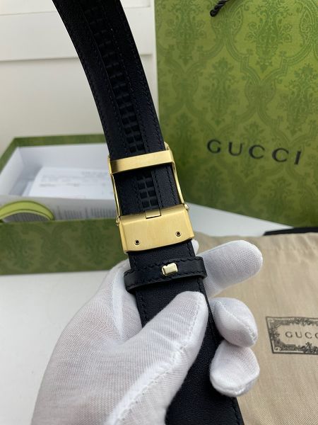 gucci皮帶 古馳2022新款皮帶 HF0522-26牛皮壓花紋時尚腰帶