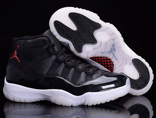 air jordan 11 low 2016新款 喬丹11代大魔王男女生戰靴 時尚氣墊籃球鞋 黑色