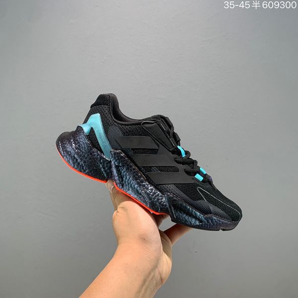 adidas X9000L4 2023新款 真爆米花男女款休閒跑步運動鞋