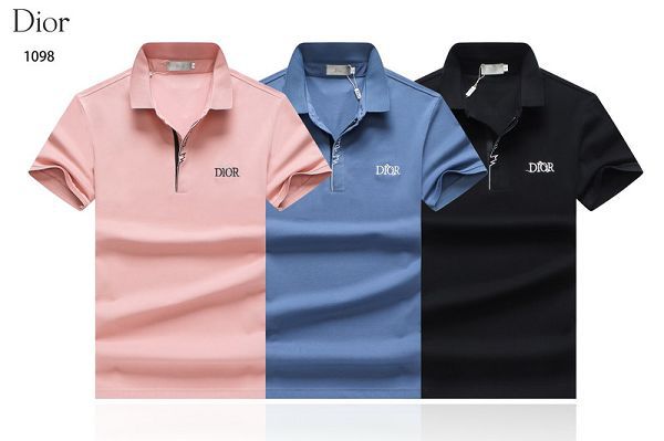 dior polo衫 2021新款 迪奧翻領短袖polo衫 MG1098款