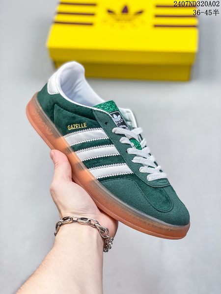 Adidas Originals GazelleEsquisite Gucci 羚羊系列 2024新款男女鞋 低幫復古百搭休閒運動板鞋