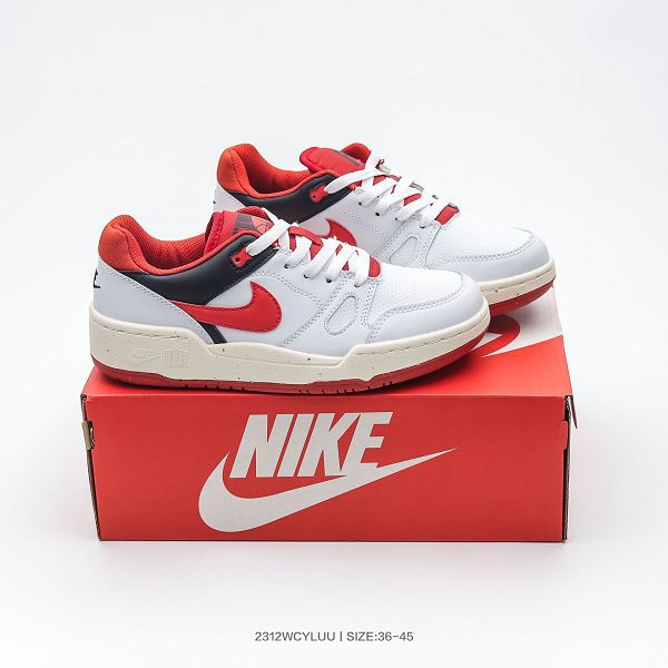 Nike Full Force Low cmfy 男女款定製棉麻繩鞋帶休閒低幫運動板鞋