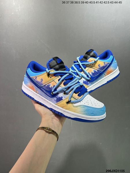 Futura x Nike Dunk Low SB聯名 全新男女款解構綁帶滑板鞋