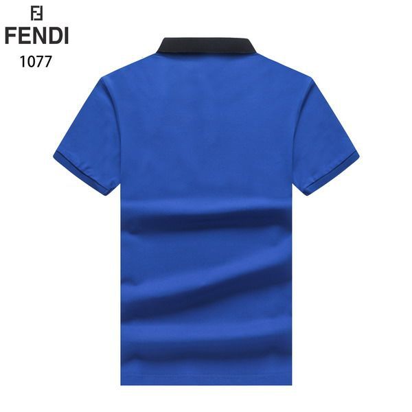 fendi polo衫 2021新款 芬迪翻領短袖polo衫 MG1077款