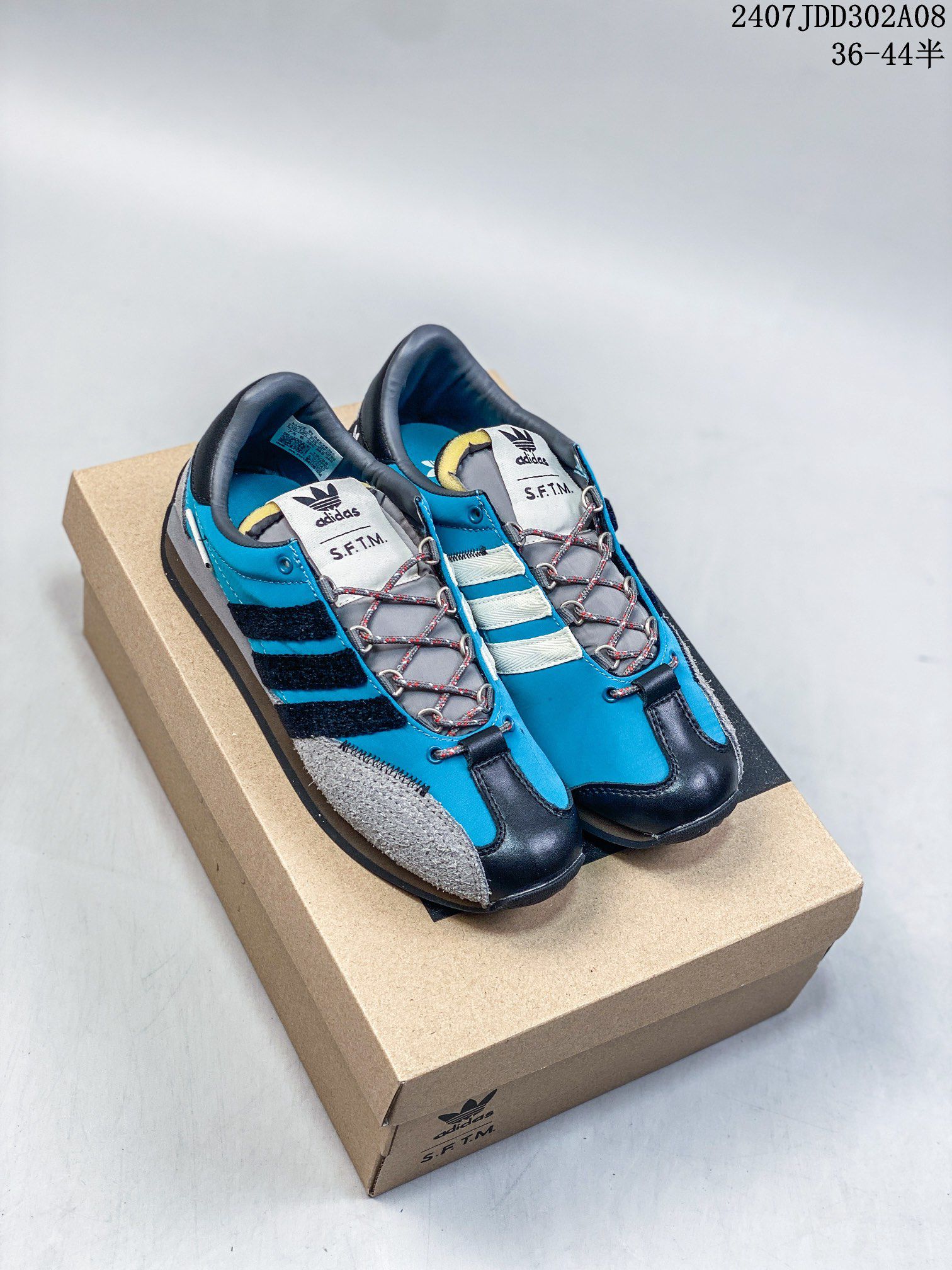 Song for the Mute x Adidas Country OG SFTM-003系列 2024新款情侣鞋 低幫休閒運動慢跑鞋