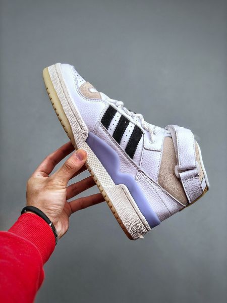 Adidas Originals Forum 2022新款 羅馬系列魔術貼系帶中幫復古男女款運動板鞋