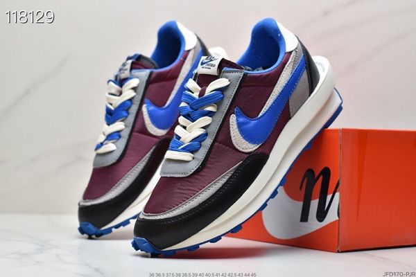 Clot x Sacai x Nike LDV Waffl Daybreak 2022新款 三方聯名死亡之吻走秀款解構雙底雙勾雙鞋舌華夫男女款慢跑鞋