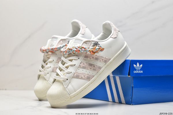 Adidas Originals Superstar 2022新款 貝殼頭系列低幫女款運動板鞋