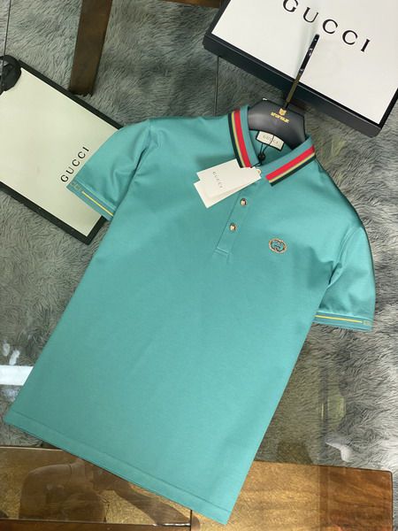 gucci polo衫 2021新款 古馳翻領短袖polo衫 MG0322款