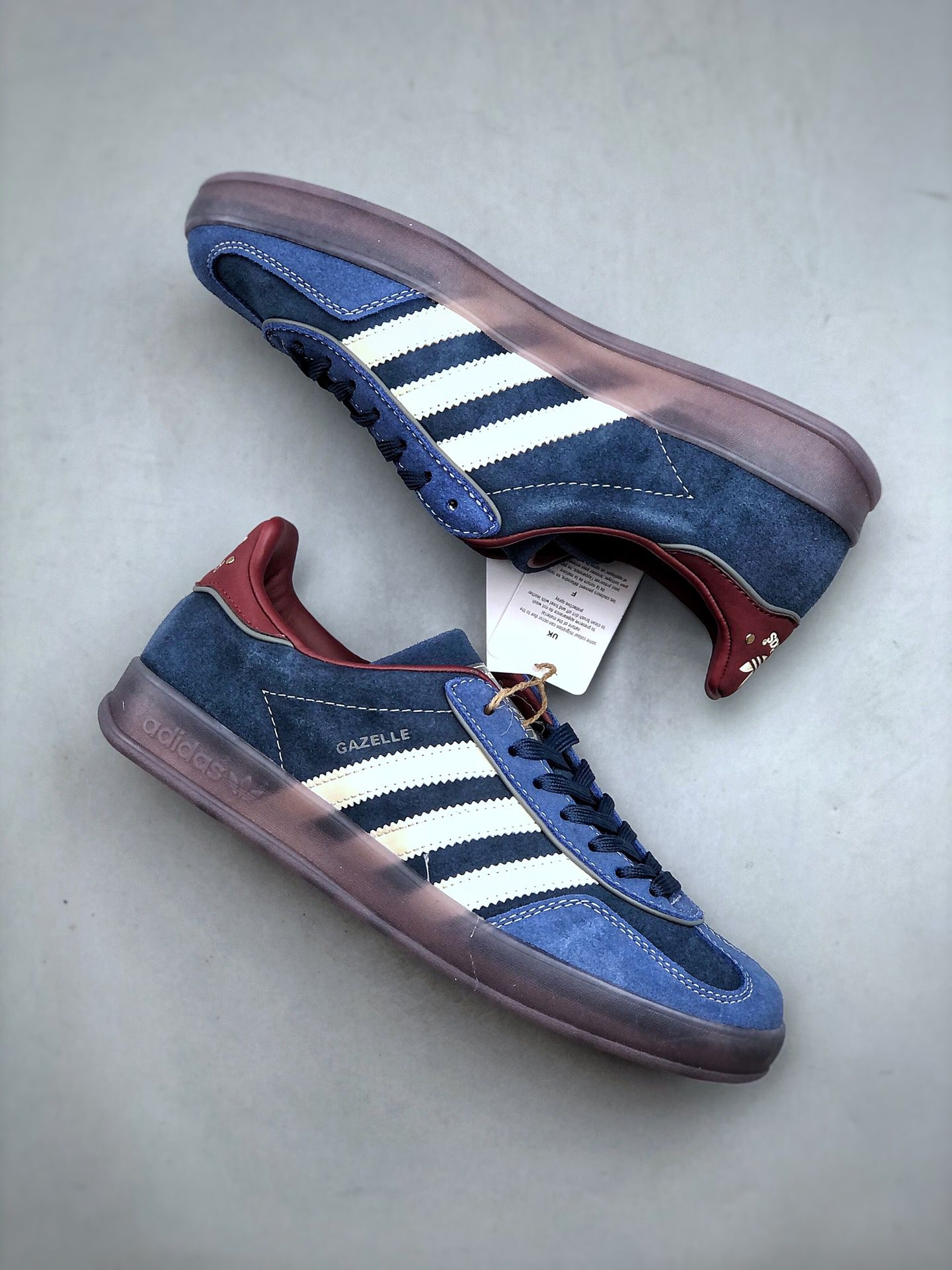 Adidas Originals Gazelle INdoor 三葉草休閒防滑耐磨低幫板鞋 2024新款男女鞋