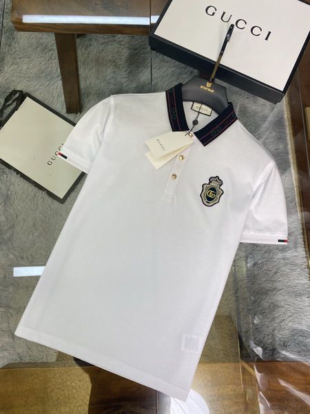 gucci polo衫 2021新款 古馳翻領短袖polo衫 MG0319款