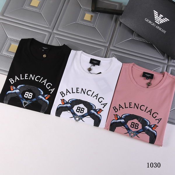 balenciaga短t 2021新款 巴黎世家圓領短袖T恤 MG1030款