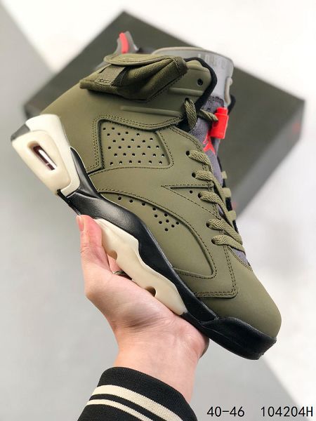 Travis Scott x Air Jordan 6 Cactus Jack 男士復古休閒文化籃球鞋