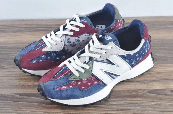 New Balance MS327系列 2021新款 腰果花男女休閑運動鞋跑步鞋