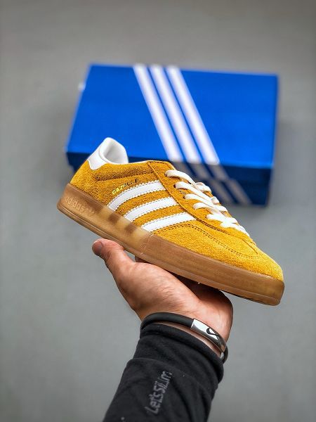 Adidas Originals Gazelle Indoor 復古三葉草2024男女鞋 防滑透明橡膠板鞋經典運動鞋