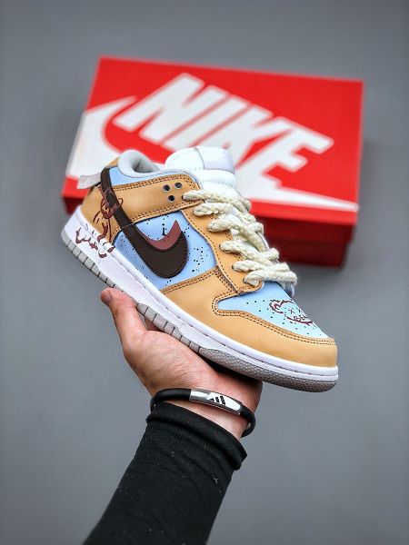 Futura x Nike Dunk Low SB 2022新款 聯名款解構綁帶男女款滑板鞋