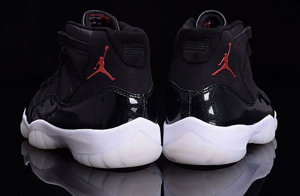 air jordan 11 low 2016新款 喬丹11代大魔王男女生戰靴 時尚氣墊籃球鞋 黑色