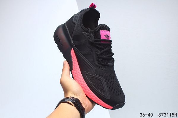 Adidas Originals ZX 2K Boost 2020新款 爆米花緩震女生休閒運動跑步鞋