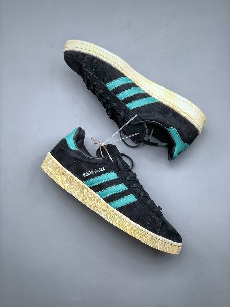 Atmos x Wind and Sea x adidas originals Campus 80s 2022新款 聯名款男女生復古經典休閒板鞋