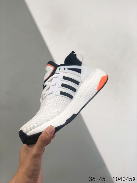 Adidas EQT 2021新款 黑白緩震運動跑步鞋舒適男女款休閑鞋