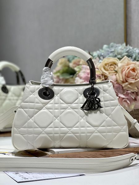 Dior包包 迪奧2023新款手提包 DS1202中號戴妃包單肩斜挎包