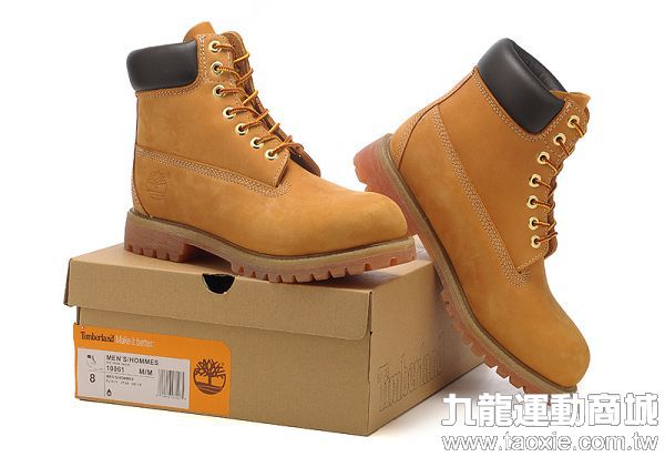 踢不爛 timberland 10061款高幫潮流耐磨情侶鞋 土黃色 