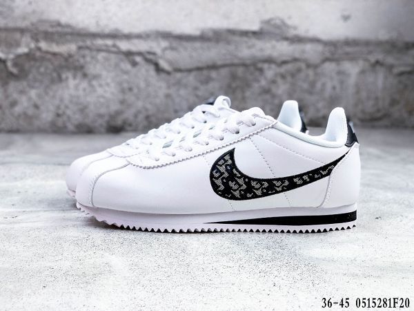 Nike Classic Cortez Nylon 2021新款 迪奧聯名皮面經典男女款休閑運動鞋