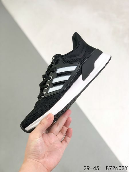 Adidas EQ21Run 2022新款 男款緩震休閑運動跑鞋