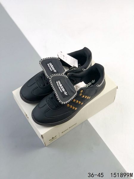 Adidas Samba Vegan OG 2024男女款長鞋舌 桑巴舞系列低幫休閒運動板鞋