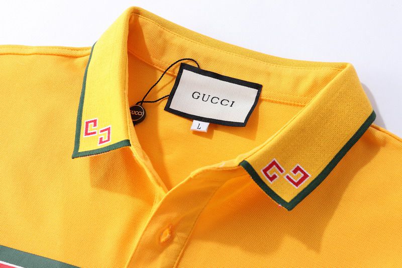 gucci polo衫 2021新款 古馳翻領短袖polo衫 MG0328款