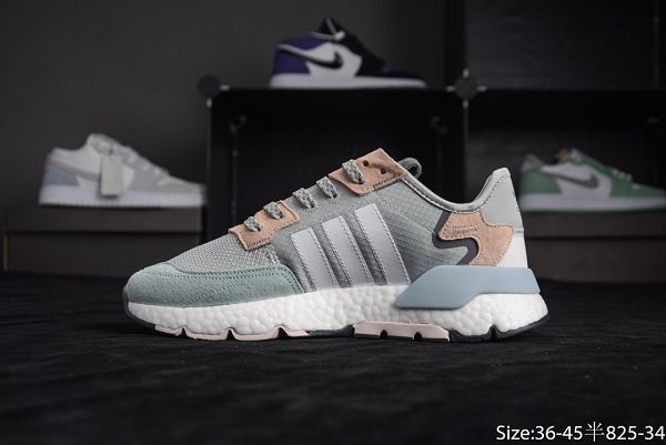 Adidas Boost Nite Jogger 2020新款 針織面3M反光夜行者情侶款復古慢跑鞋 帶半碼