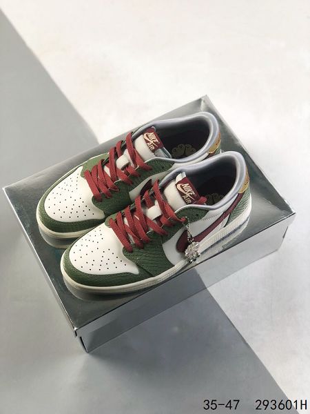 Nike Air Jordan 1 Low OG Year Of The Dragon 龍年白綠金酒紅 男女款低幫復古文化休閒籃球鞋