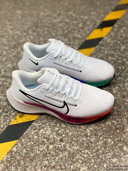 Nike Air Zoom Pegasus 38 2021新款 登月38代賈卡透氣網面男款經典復刻慢跑鞋 帶半碼