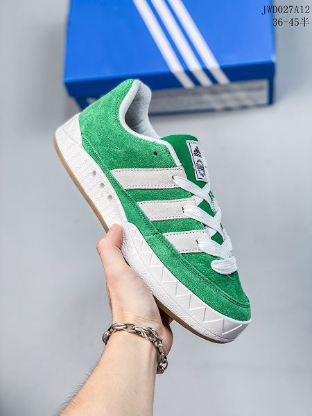 Atmos x Adidas Adimatic Low 2023新款 馬蒂奇系列復古鯊魚麵包男女款滑板鞋