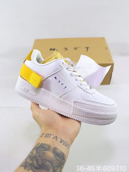 Nike Air Force 1 2021新款 AF1空軍一號解構N354男女款休閒板鞋 帶半碼