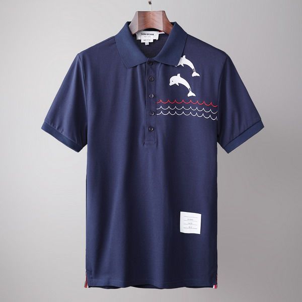 thom browne polo衫 2021新款 湯姆·布朗翻領短袖polo衫 MG0320款