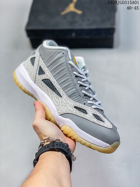 Jordan Air Jordan 11 Low Diffused Blue 防滑 低幫 復古籃球鞋 2024男款